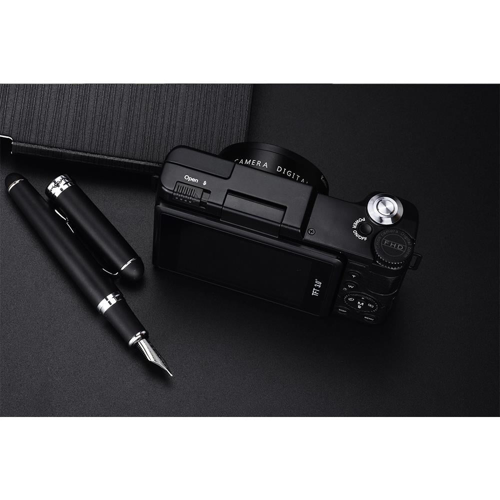 {free 32g card} 24 million pixel high-definition digital camera, small slr selfie mirrorless camera for travel photography