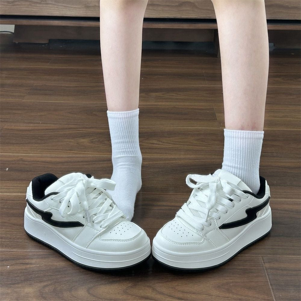 Vintage niche breadboard sneakers women's ins trendy 2026 autumn new student white shoes versatile athletic casual shoes