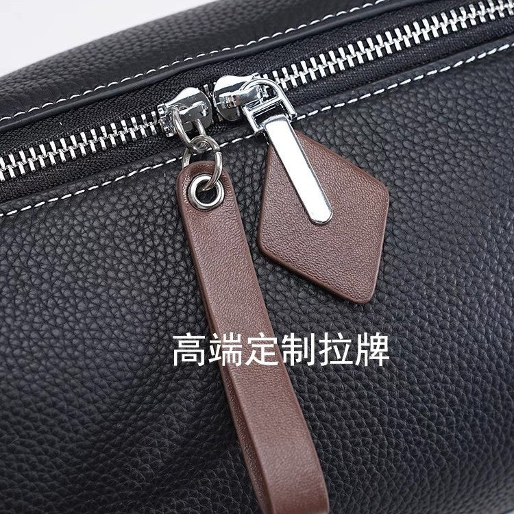 Small bag 2024 new women's fashion versatile phone bag handbag boston genuine leather women's bag chic crossbody bag