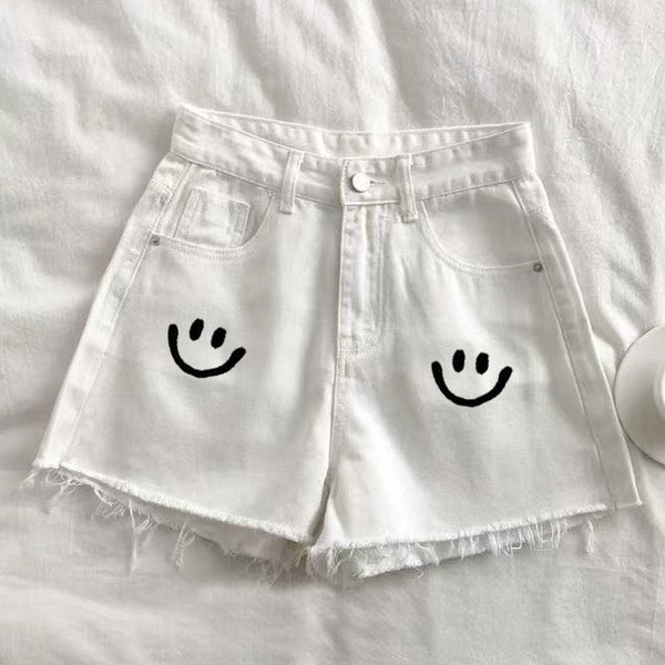 Europe, America,    fashion ripped washed women's denim shorts