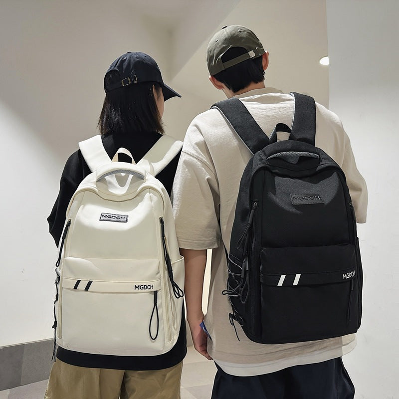 Schoolbag Female College Students Japanese Hong Kong Style Large Capacity Backpack Male High School Students Middle School Students Leisure Travel Backpack Tide