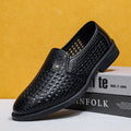 Genuine soft leather men's leather shoes summer leather sandals men's hollow-out clogs soft leather casual leather sandals breathable men's shoes