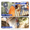New usb handheld fan - mini portable folding fan with digital display - perfect for office, students, and gifts