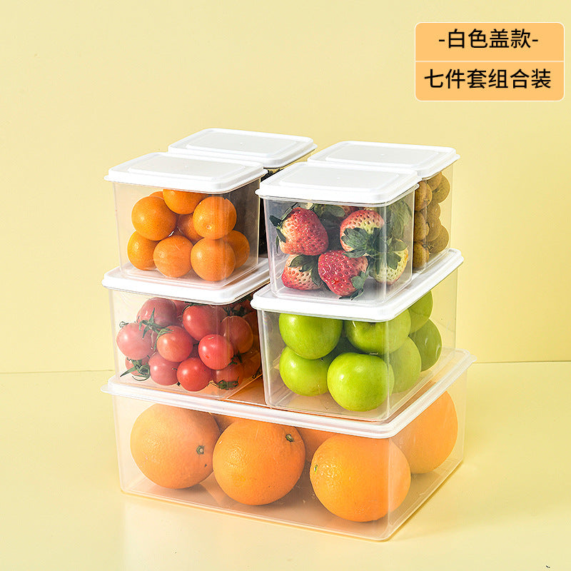 Refrigerator crisper artifact food grade storage frozen crisper kitchen plastic frozen food grade finishing storage box