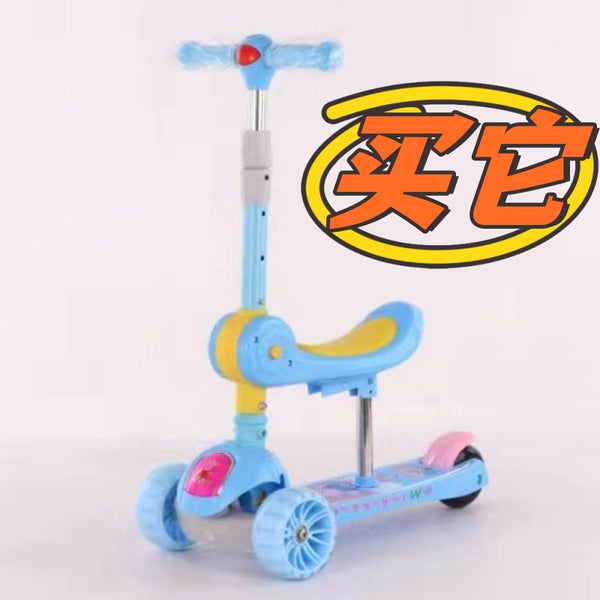 Wholesale scooter 3-6 year old children 3-in-1 scooter baby can ride scooter toy car