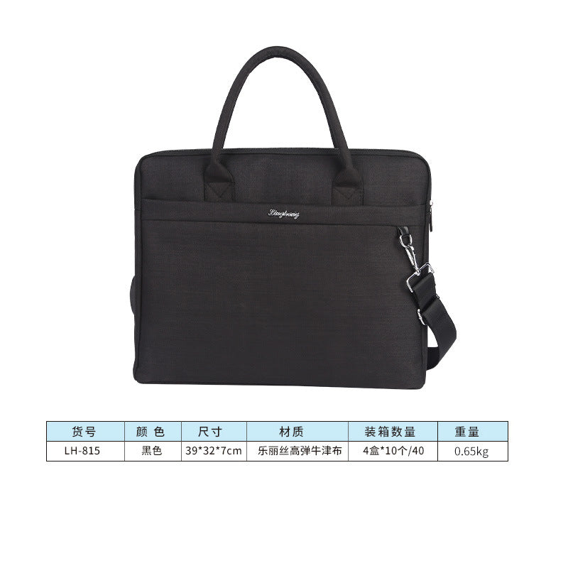 Pilot 815 oblique span portable business briefcase business men's briefcase large capacity portable meeting information bag