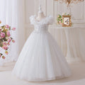 Girls' dresses  new high-end children's birthday tulle dress little girl host children's day piano performance costume