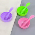 Zhiwei facial mask beauty tool two-in-one mask bowl suit mask stick plastic bowl facial makeup application factory