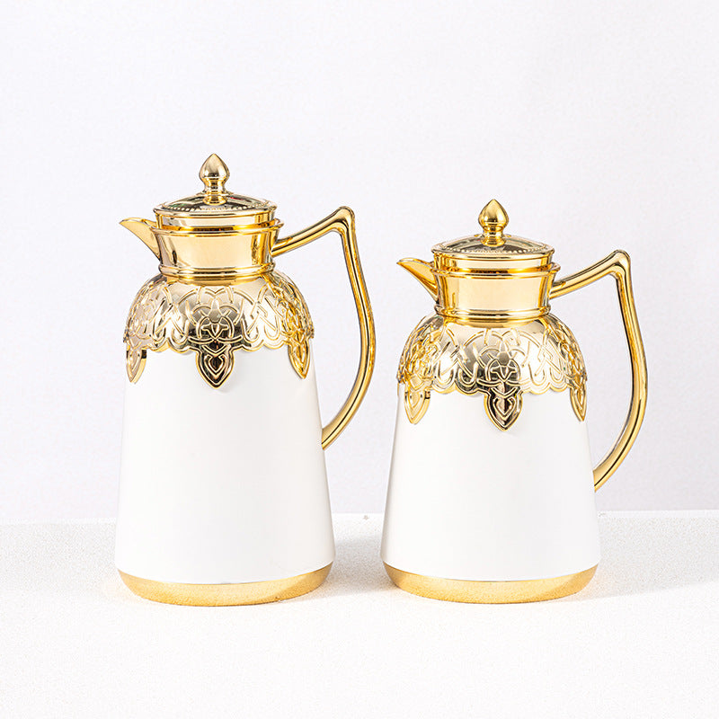 Wholesale gifts coffee pot thermos pot for home large capacity european style coffee pot