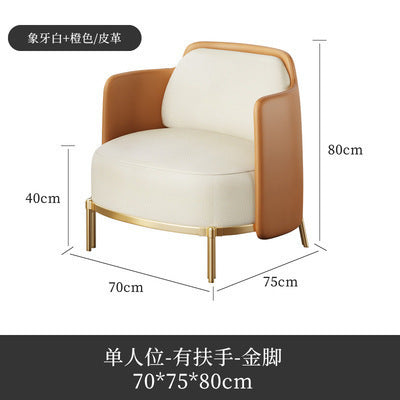 Hotel lobby popular casual sofa beauty salon business reception negotiation table and chairs cafe one table and four chairs slate