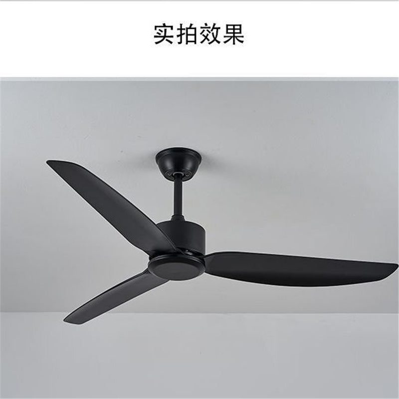 Retro restaurant ceiling fan cafe simple silent fan strong wind commercial hotel for home living room lightless ceiling fan