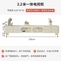 Gold cabinet legs 2.2m tv cabinet style