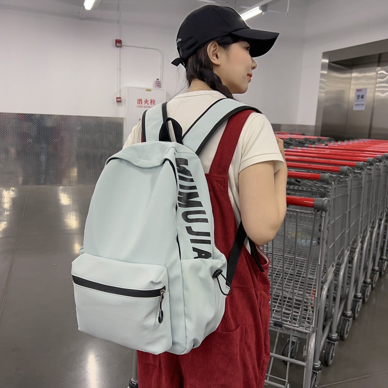 School bag new male and female Korean version of high school Mori students backpack junior high school students high school students large capacity school bag backpack
