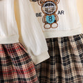 Girls' preppy plaid dress - stylish autumn/winter princess dress for baby girls - korean fashionable autumn outfit