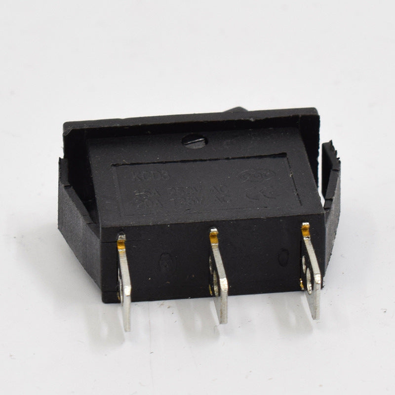 Ship-shaped rocker power button, single knife double throw three gears and 3 feet, welding treasure hot air gun switch, for Jiufu hot air gun