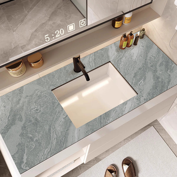 Washing table suction pad can be cut diatom mud bathroom washing table surface pad kitchen faucet sink drain pad