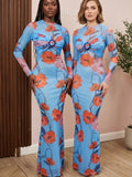 European and american cross-border women's fashion  spring new arrival: long sleeve crew neck bandeau waist-cinching bodycon sexy maxi dress