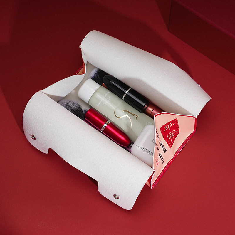 Guochao Card Aijili Household Tissue Box Waterproof Thickened High-end Desktop Coffee Table Leather Carton Car Universal