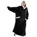 150 long lazy blanket heattech cold-proof clothing hooded tv blanket flannel cashmere lazy pullover pajamas