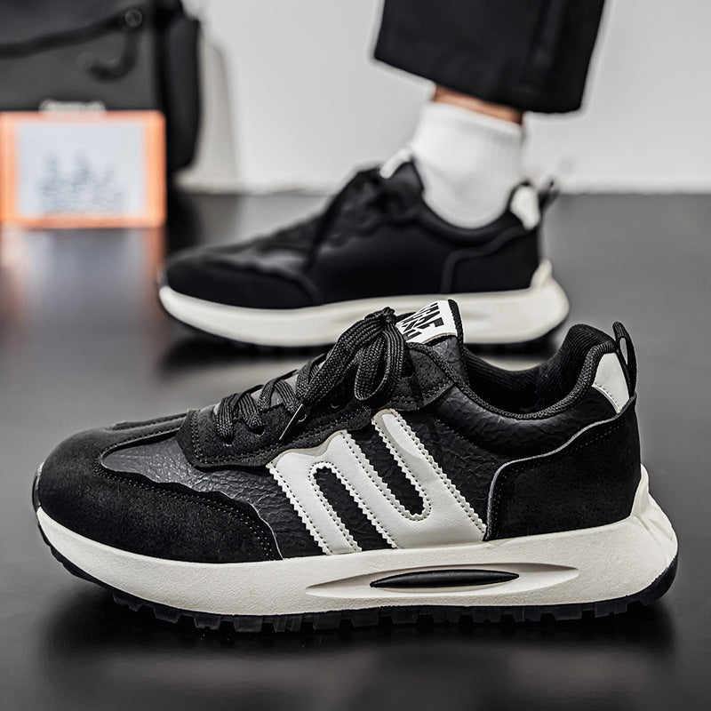 Men's new trendy casual fashion versatile agnes shoes athletic spring/summer casual shoes men's chunky sole dad shoes