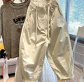 Boys' and girls' mosquito-proof pants, summer lightweight cotton cargo pants, new casual loose-fit trousers for boys