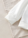 Kids clothing cross-border exportfall and winternew arrival kids  whitelong sleevessweatshirt+pants
