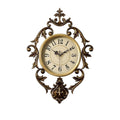 Wall clock - american style creative silent clock for living room, bedroom, home - light luxury fashion wall clock, elegant wall clock