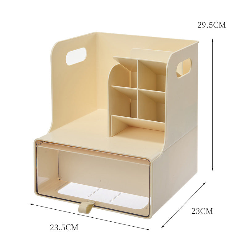 Desktop Bookshelf Storage Box Bedroom Stationery Student Oblique Pen Holder Sundries Desk Shelf Dormitory Organizer