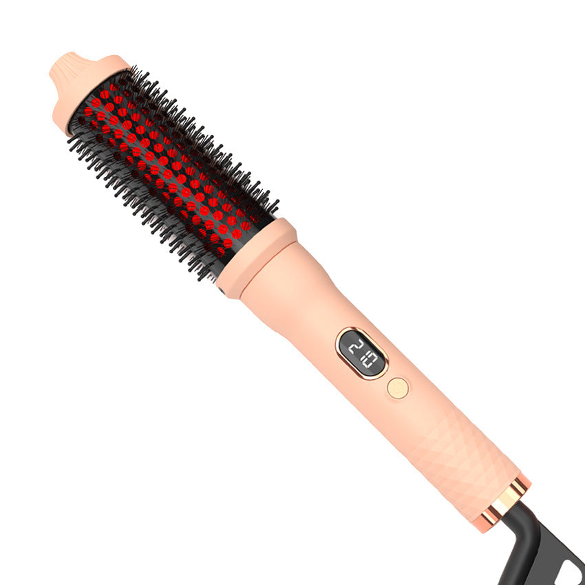 Cross-border hot-selling infrared curling hair straightener multi-functional curling iron electric comb 4 in 1 hot air comb curling iron
