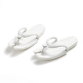 Foldable travel slippers for women - portable, anti-slip, disposable flip-flops for swimming, business trips, bathing, and beach use. perfect for travel