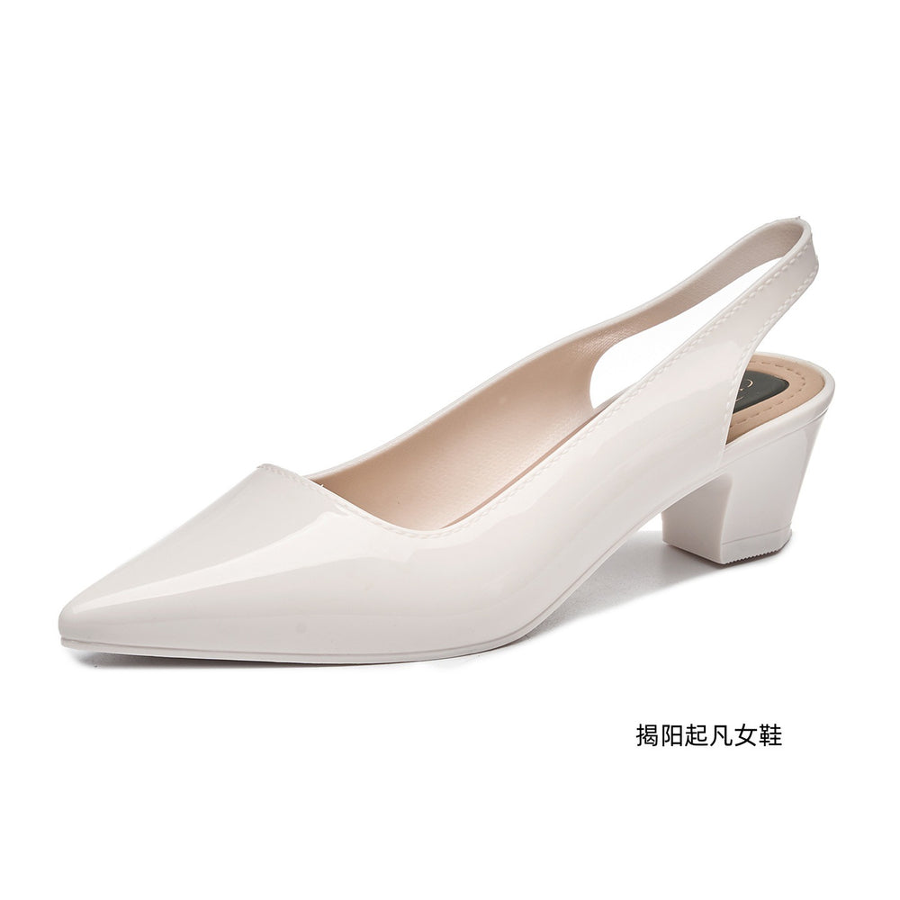 New pointed-toe high heel sandals for women - versatile mary jane stiletto heels, open back, low-cut, stylish outdoor sandals
