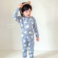 Kids' fall/winter thermal underwear set - warm base layer for boys and girls, perfect for home wear (sizes for toddlers to big kids)