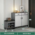 100cm two doors and two drawers with shoe stool [iron gray]