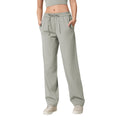 New women's flowy, loose-fit casual pants - versatile straight-leg trousers for work, quick-drying, breathable running and athletic pants d25046