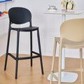Casual modern bar front desk chair for home island bar stool high stool thickened scandinavian plastic back chair bar chair