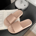 2026 new home indoor slippers for men and women, summer indoor couple's non-slip sandals, flat bottom slides for outdoor wear