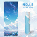 2024 new high-value yoga mat - non-slip, women's, extra wide 80cm, fitness shock absorption, thickened, soundproof yoga mat - tpe