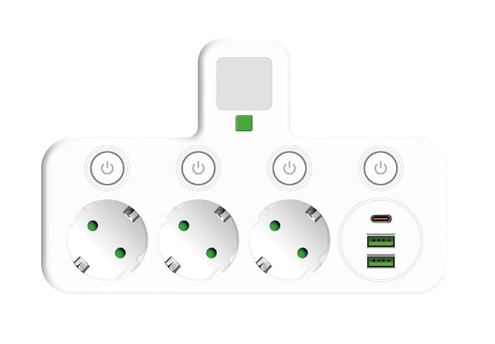 Korean european standard german standard european round plug converter socket to round hole conversion plug european style usb night light