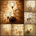 Nordic wall lamp bedroom bedside lamp postmodern crystal creative aisle lamp corridor staircase living room background wall lamp