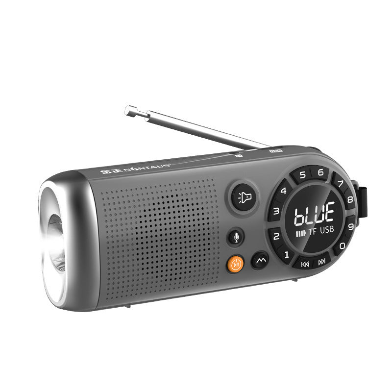 Jinzheng C20 heavy bass card player music singing machine charging music MP3 recorder with lighting