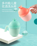 Baby shampoo cup shower water spoon with cover baby bath water scoop water scoop bath spoon kids thickened shampoo spoon