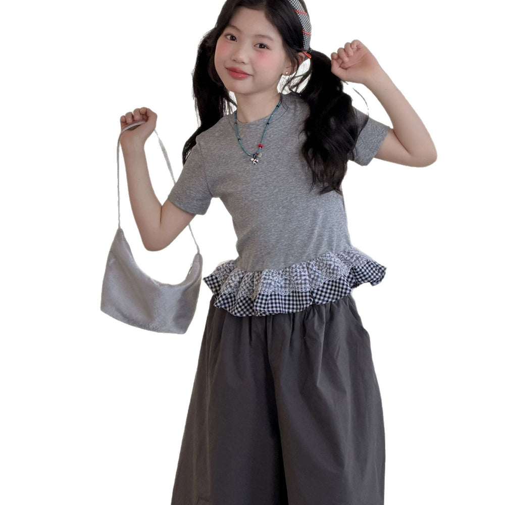 Girls' summer outfit: adorable  new collection - stylish and chic summer set for baby girls, lightweight and fashionable for kids