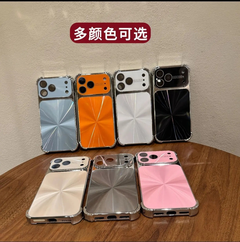 Suitable for iphone17promax electroplated aurora cd pattern mobile phone case new apple 16 four-corner anti-fall 15 soft case