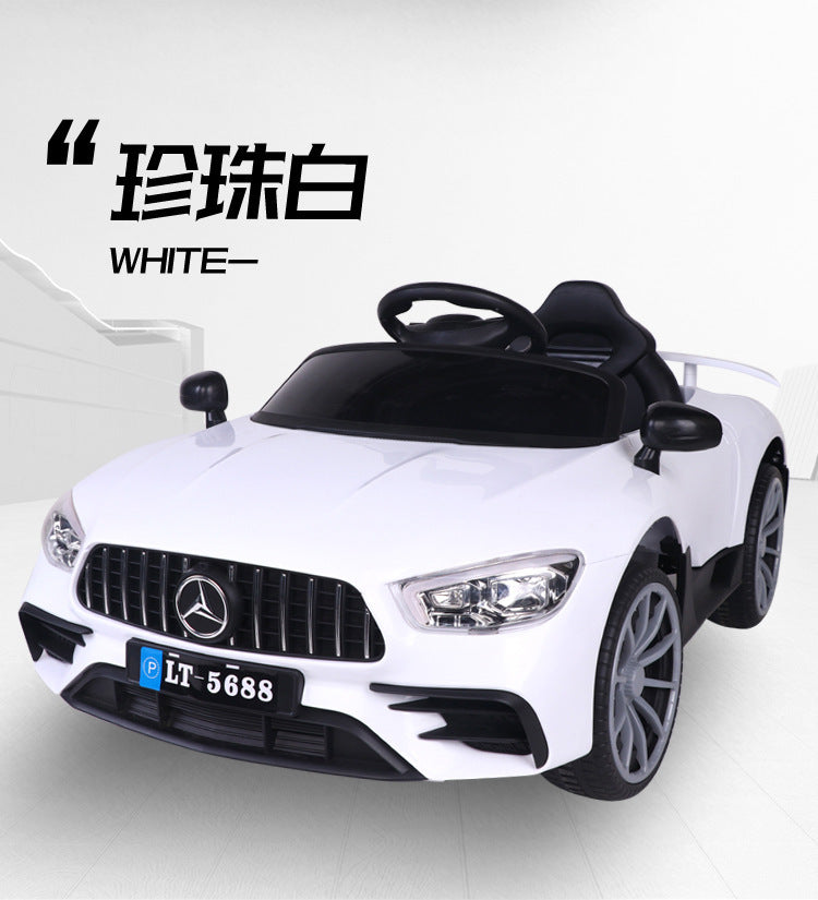 Mercedes-Benz children's electric car four-wheeled single boy and girl remote control early education can sit adult manufacturers wholesale