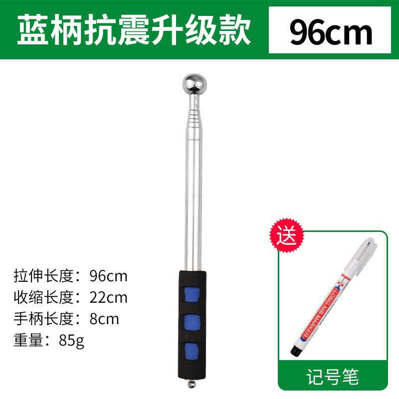 Empty drum hammer inspection tool thickened thickened telescopic professional acceptance suit knocking tile empty drum detection hammer inspection rod