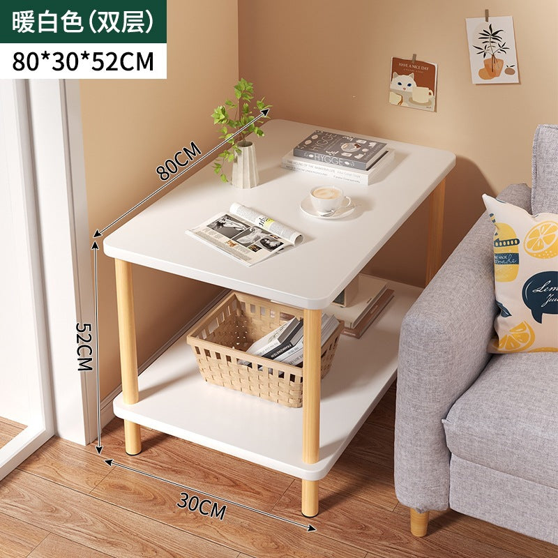 Sofa center small coffee table office side cabinet side table accessible luxury rectangular side table tea table square table table