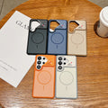 samsung s26 ultra phone case - irregular mecha style, lens protection, anti-drop, skin-feel matte, magnetic protective cover