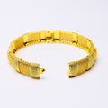 Dubai style mesh pattern cut out gold-plated bracelet retro wide buckle bracelet middle eastern ethnic style jewelry supply wholesale