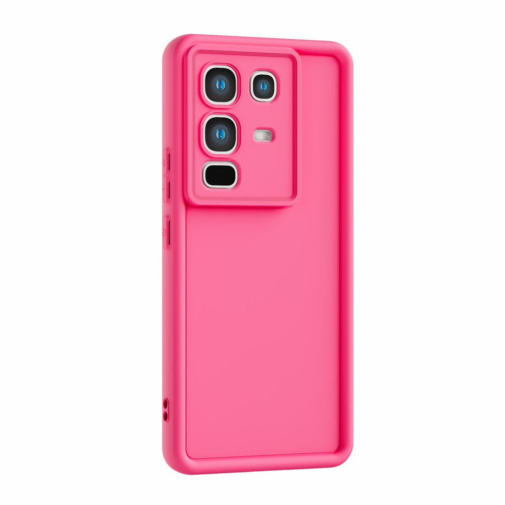 Suitable for transsion infinix-note50pro pure color emery anti-fall mobile phone case all-inclusive simple mobile phone case