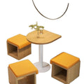 Bench can be used as a wall-mounted booth casual table and chair double sofa restaurant cafe dessert milk tea shop sofa table and chair